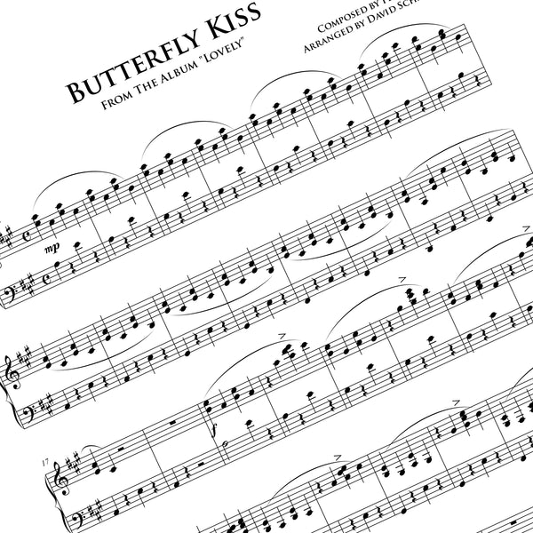 Butterfly Kiss - Piano Sheet Music